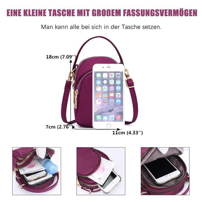 Blaudonau- Kleine farbige Schultertasche für Frauen