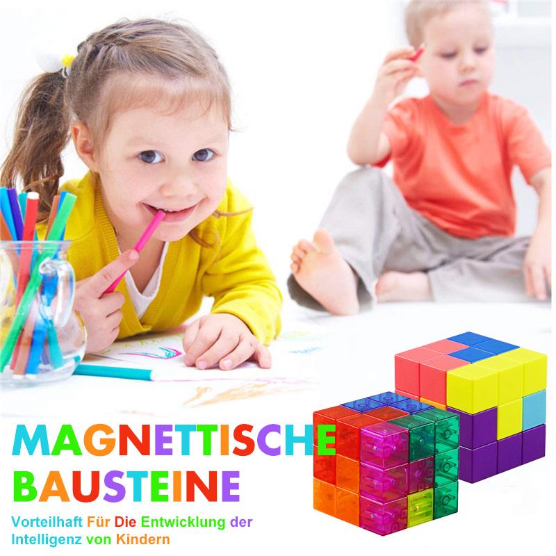 Blaudonau- 3D Magnetische Würfel Bausteine