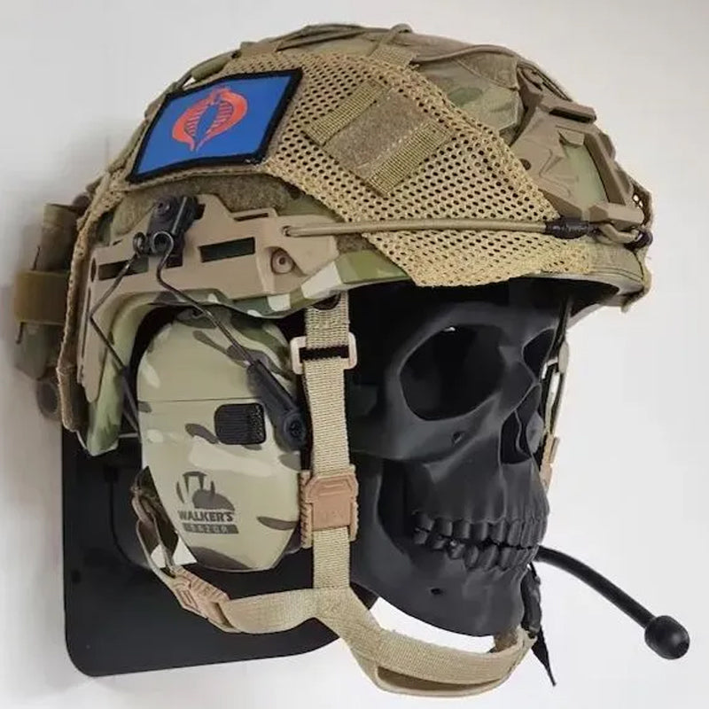 Blaudonau- 3D Totenkopf Helm Display Paket Halterung