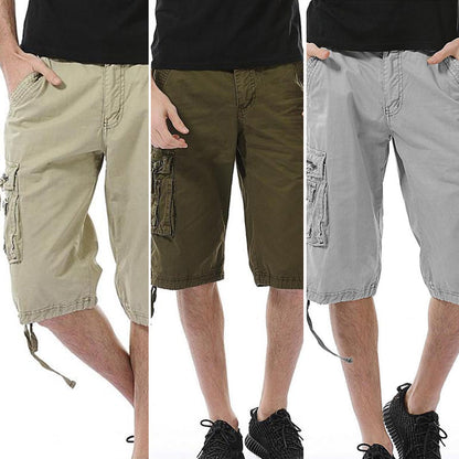 Blaudonau- Stilvolle, strapazierfähige Cargo-Shorts mit 8 Taschen für Herren