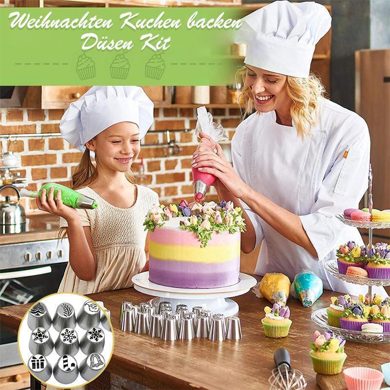 Blaudonau- Weihnachten Kuchen backen Düsen Kit