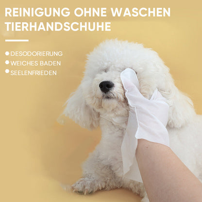 Blaudonau- Haustier-Handschuhe ohne Waschen-6 Stück