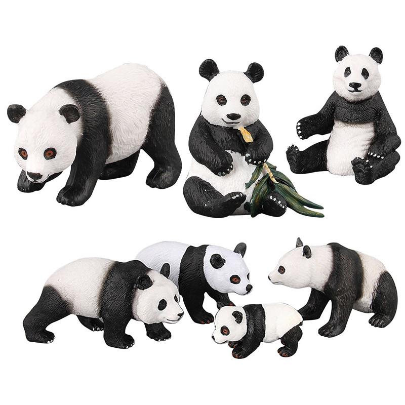 Blaudonau- Kinder Panda Modell Spielzeug Panda Set