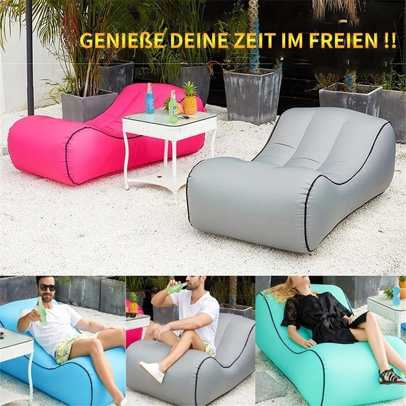 Blaudonau- Aufblasbares Lazy Beach Schlafsofa