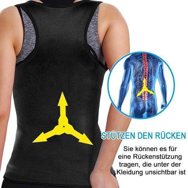 Blaudonau- Spandex Sauna Gewichtsverlust Taille Trainingsweste