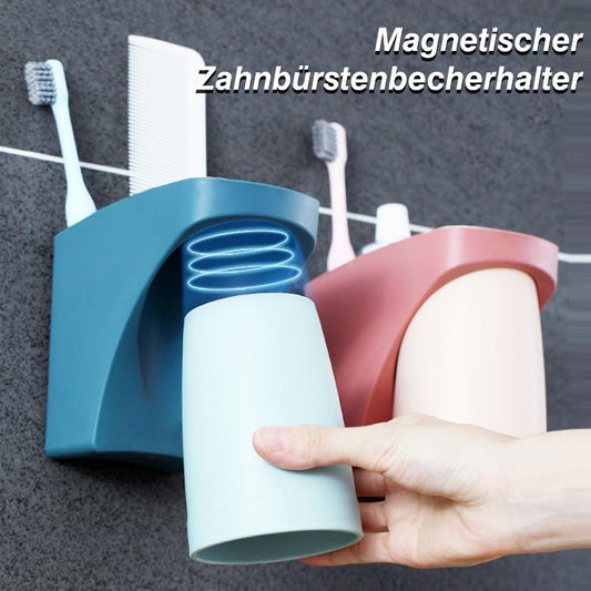 Blaudonau- befestigter magnetischer Zahnbürstenhalter