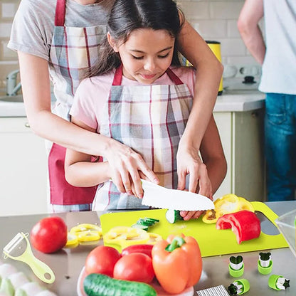 Blaudonau- Kunststoff-Obstmesser für Kinder, 13-teiliges Set