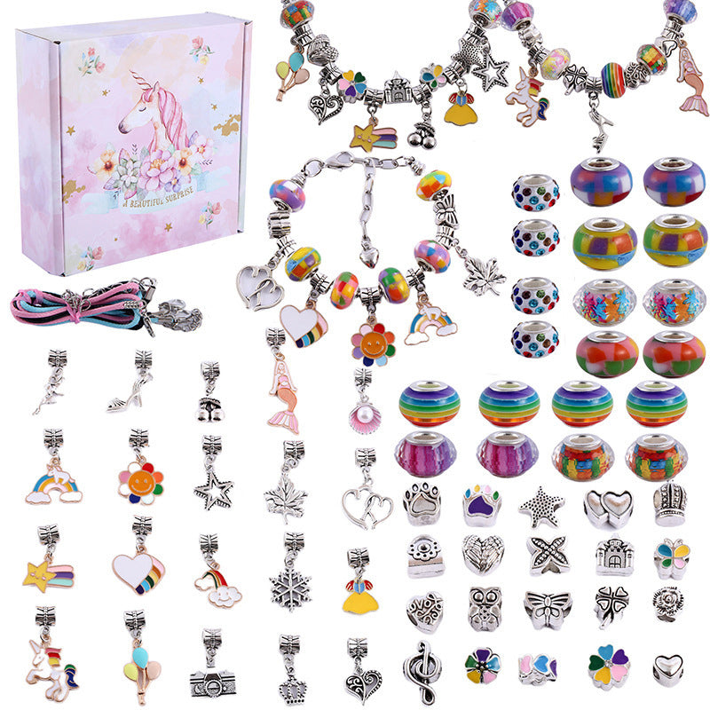 Blaudonau- Girls Charm Bracelet Making Kit