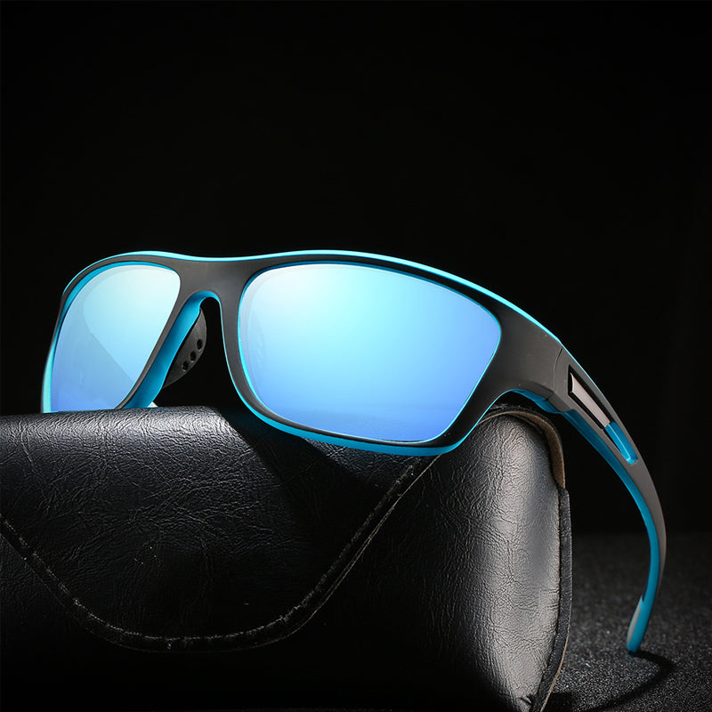 Blaudonau- Blendfreie Outdoor-Sportsonnenbrille mit polarisierten Gläsern