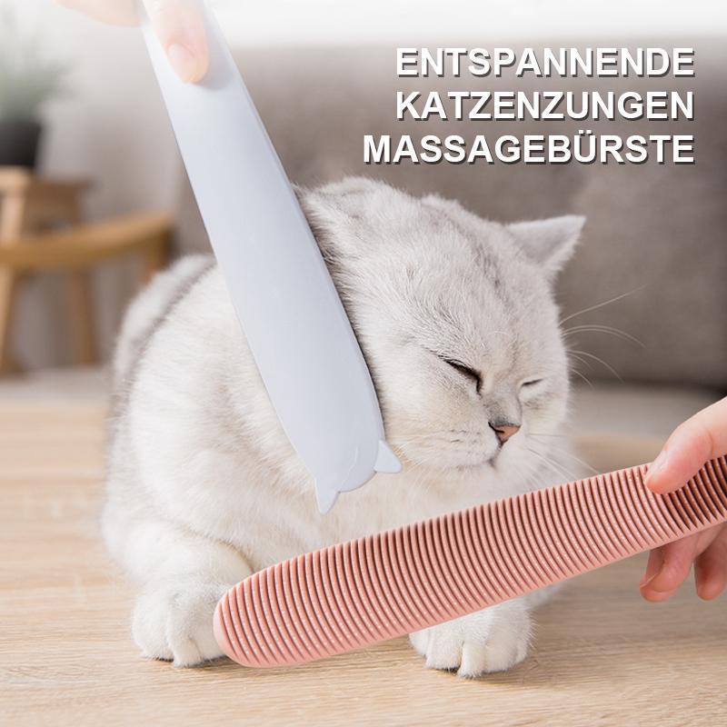 Blaudonau- Entspannende Katzenzungen Massagebürste