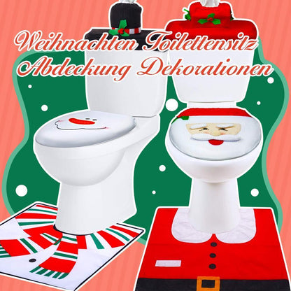 Blaudonau- Weihnachten Toilettensitz Abdeckung Dekorationen