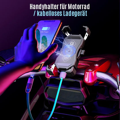 Blaudonau- Wireless-Ladegerät in Motorrad