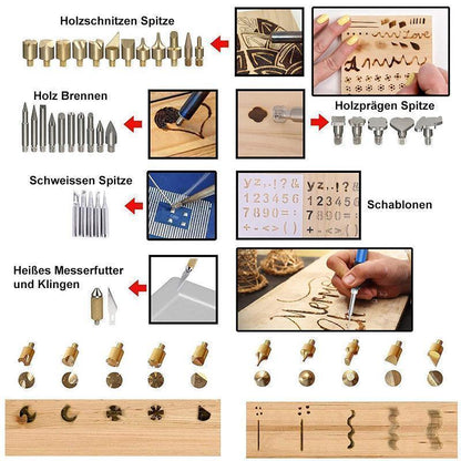 Blaudonau- Professionelles Holzschnitzerei Set