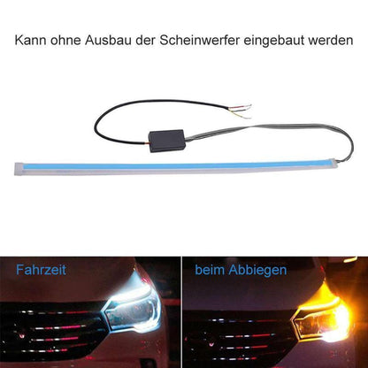 Blaudonau- Flexibler Tag- und Nachtfahrlichtstreifen mit LED