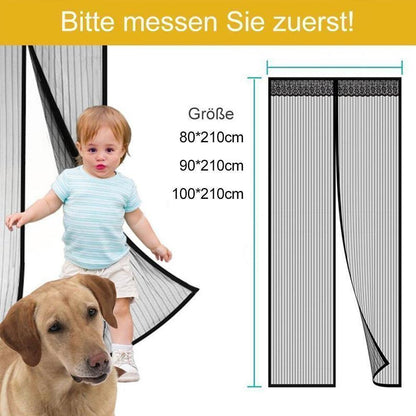 Blaudonau- Anti Moskito & Insekten Magnet Mesh Türvorhang