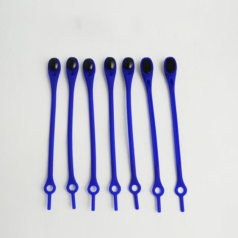 Blaudonau- Einfache Schnürsenkel (Einheitsgröße)12 PCS SET Blau（12 PCS SET）