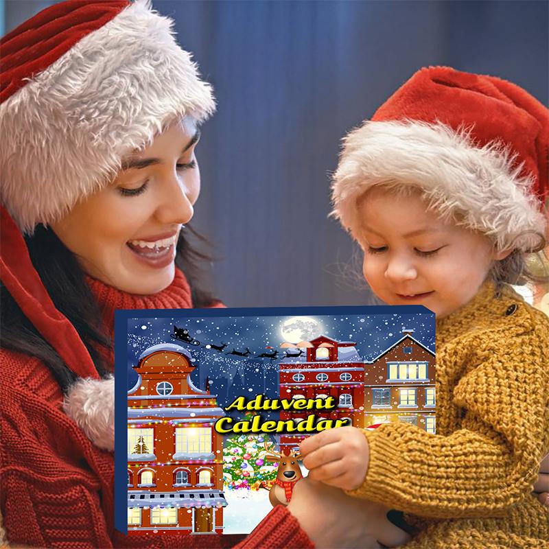 Blaudonau- 24 Tage Countdown Kalender-Weihnachten Blindbox