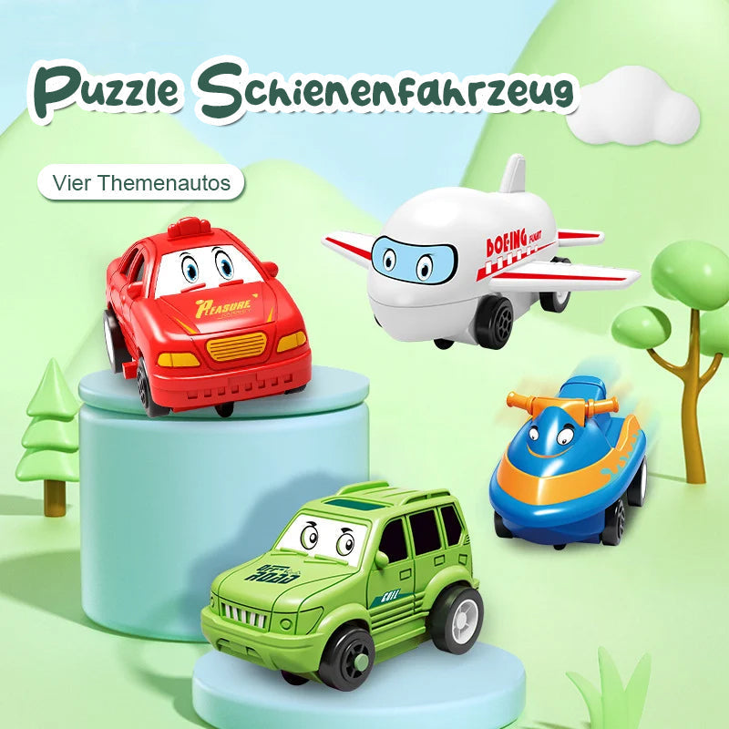 Blaudonau- Puzzle Spielzeugauto（5 STÜCK）