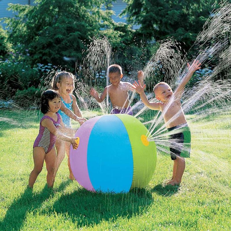 Blaudonau- Inflatable Beach Sprinkler Water Spray Ball