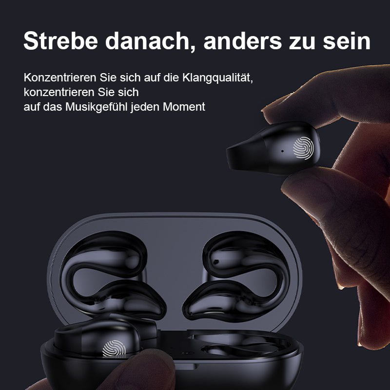 Blaudonau- Drahtloses Ohrclip-Bluetooth-Headset