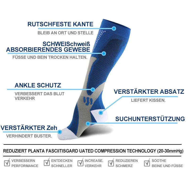 Blaudonau- Sport Kompressionsstrümpfe