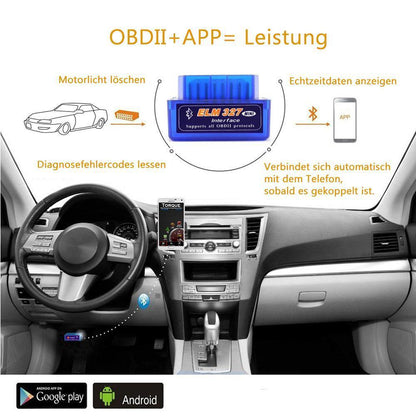 Blaudonau- Auto Arzt OBDII ELM327 Bluetooth-Auto-Detektor