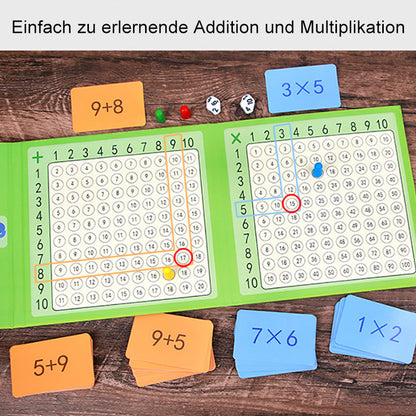 Blaudonau- 2-in-1 Magnetisches Multiplikations- und Additionslernspielzeug für Kinder