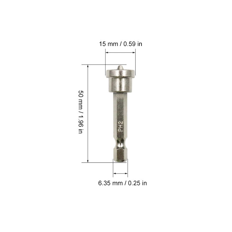 Blaudonau- Magnetischer Positionierungs-Schraubendreher 50mm(5 Stück)