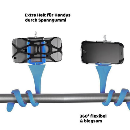 Blaudonau- Multifunktionale magische Halterung für Fahrrad, Tisch, Bett, Selfie usw.