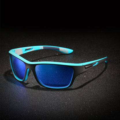 Blaudonau- Blendfreie Outdoor-Sportsonnenbrille mit polarisierten Gläsern