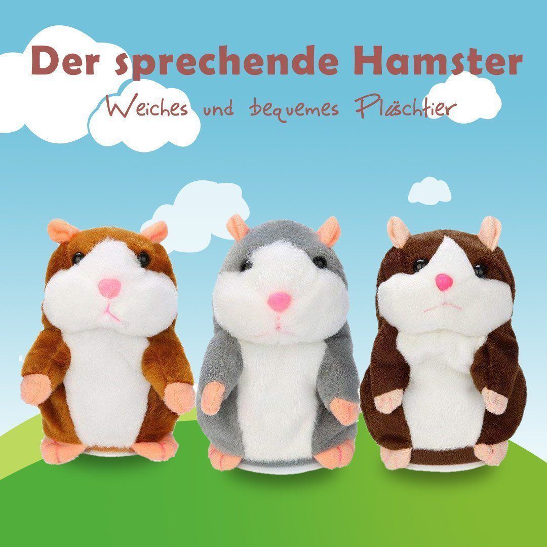 Blaudonau- Lustiges Sprechendes Hamster Plüsch Spielzeug