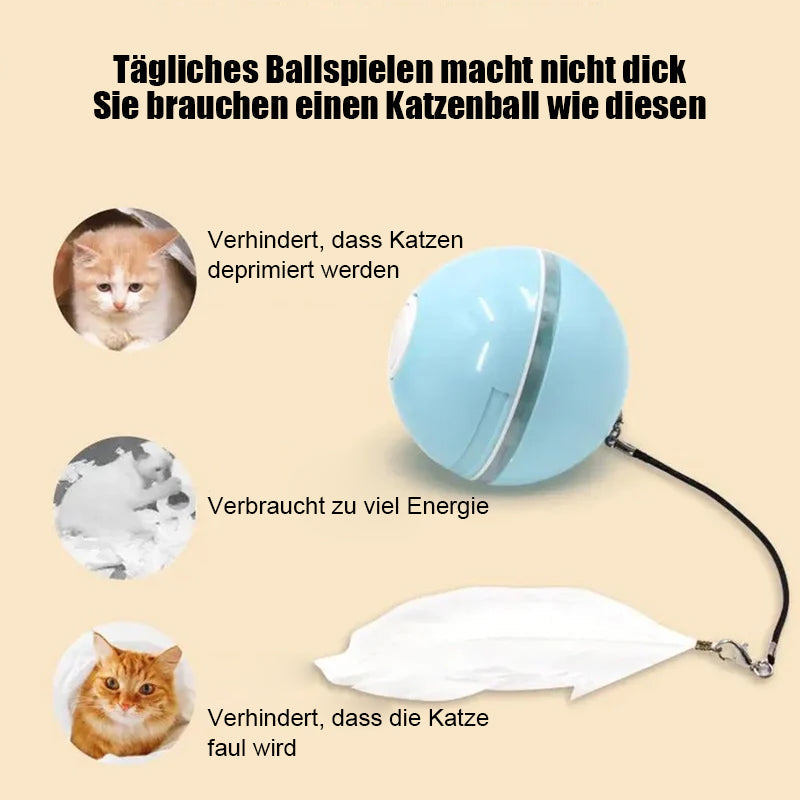 Blaudonau- Automatisch geführter, intelligenter Katzenball