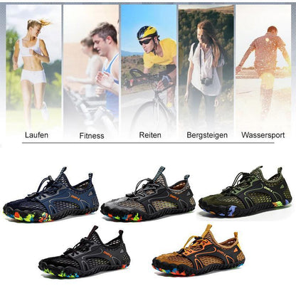 Blaudonau- Herren Outdoor Schnelltrocknende Wanderschuhe