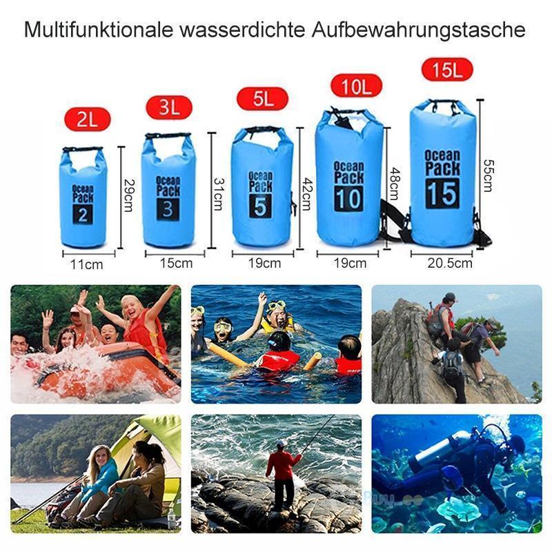 Blaudonau- Wasserfester und schnell trocknender Packsack