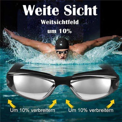 Blaudonau- Anti-Nebel-Schwimmbrille( Schutzbrille, Kappe, Ohrstöpsel, Nasenklammer)