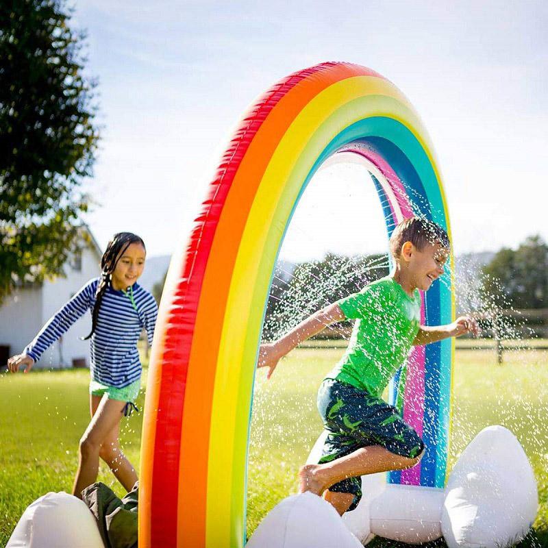 Blaudonau- Aufblasbarer Wassersprühnebel Regenbogen