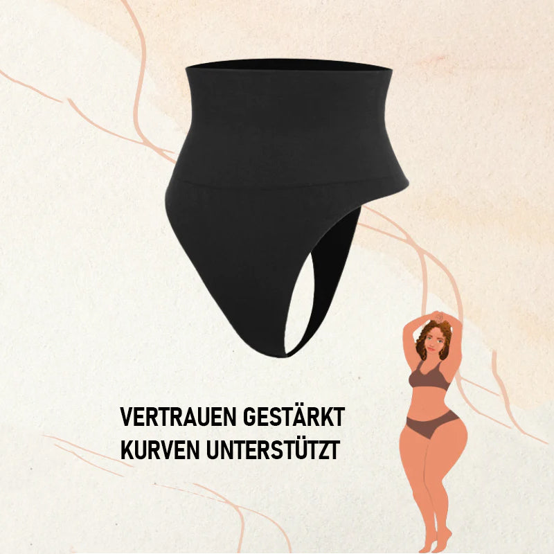 Blaudonau- Bauchkontrollierender Shapewear-Tanga