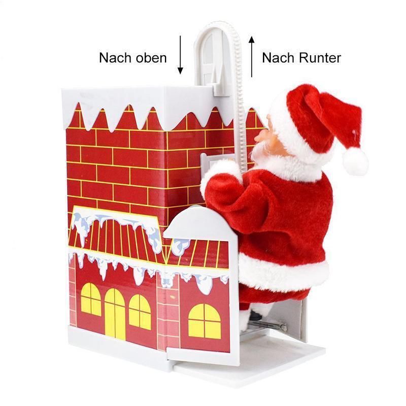 Blaudonau- Schöne Santa Klettern Schornstein angenehmes Geschenk Spielzeug