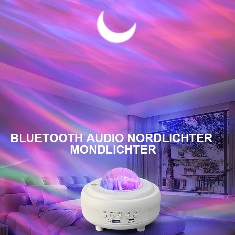 Blaudonau- Nordlicht-Aurora-Projektor