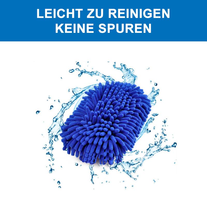 Blaudonau- Chenille-Schwamm-Autowaschhandschuhe