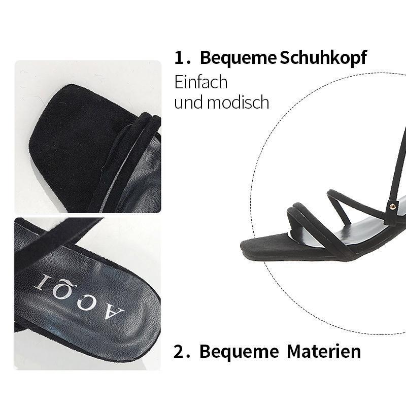 Blaudonau- Römische Damen Sommer Sandalen