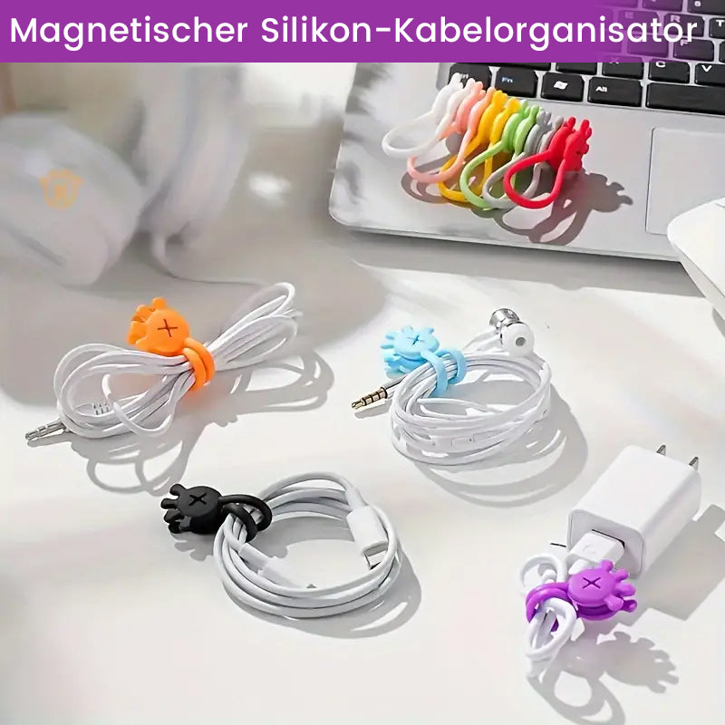 Blaudonau- Magnetischer Silikon-Kabel-Organisator