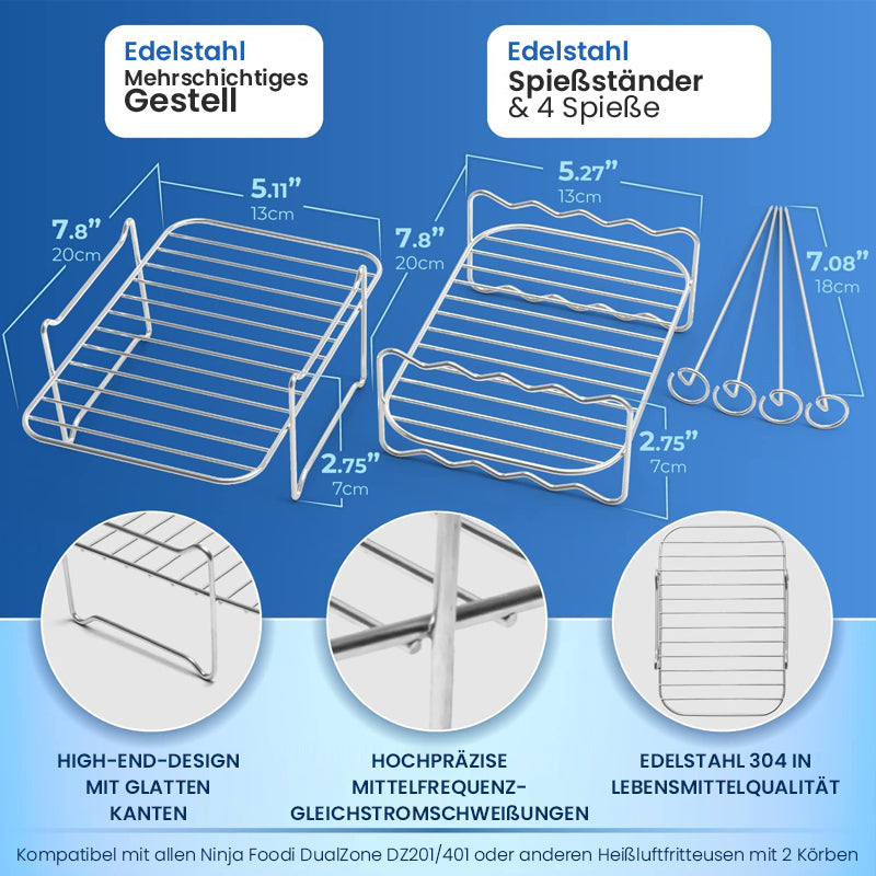 Blaudonau- Luftfritteuse Grill