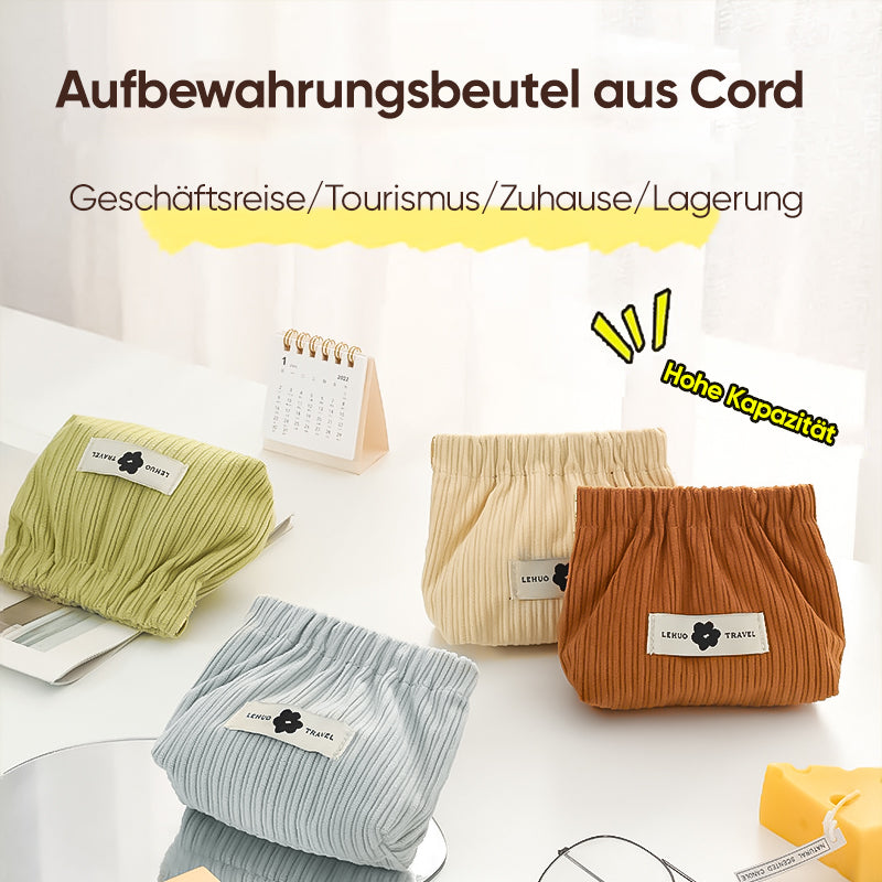 Blaudonau- 🎁🎄 Kosmetiktasche aus Cord 🎉