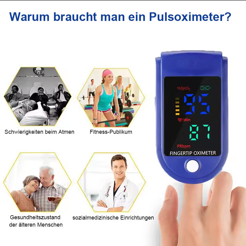 Blaudonau- Fingerspitzen-Pulsoximeter