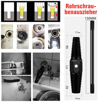 Blaudonau- Beschädigte Bolzen defekte Schraubenauszieher Bohrerentferner Extractor mit Doppelkopf