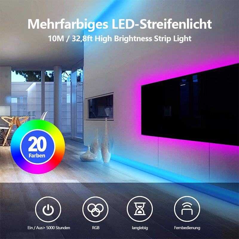 Blaudonau- LED-Lichtleisten-Kit für DIY-Dekoration