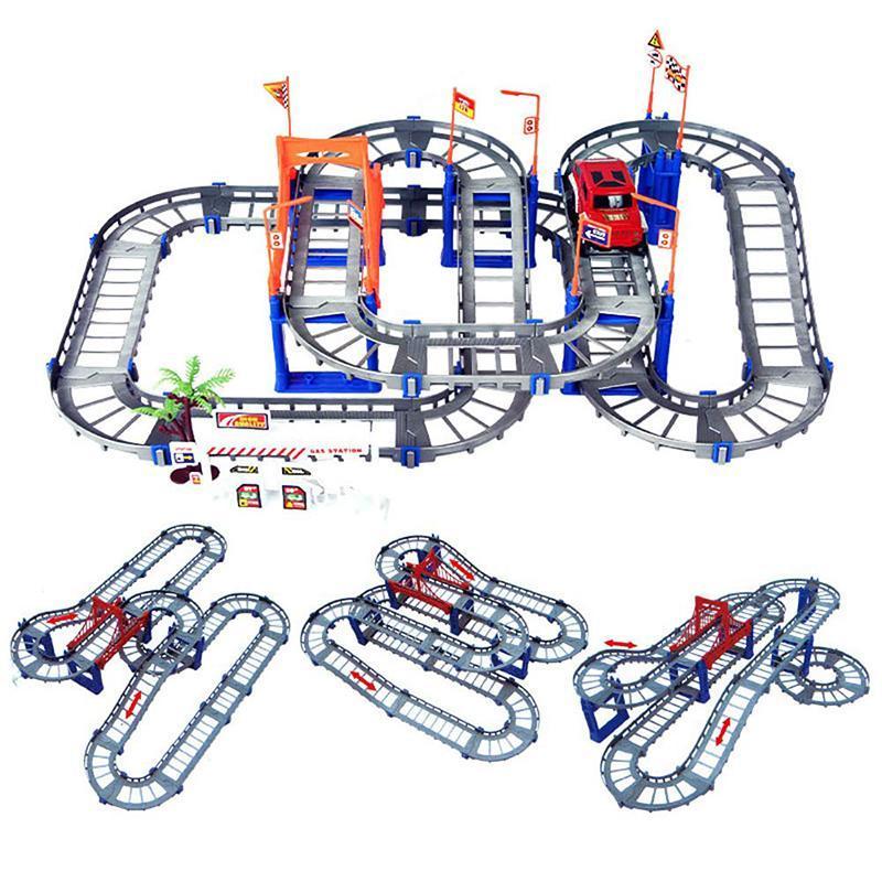 Blaudonau- Flexible Track Spielzeug Set