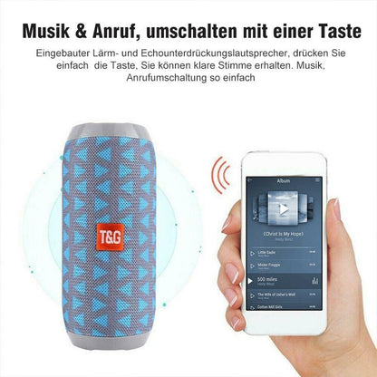 Blaudonau- Tragbarer Mini-Lautsprecher ( Bluetooth / Micro SD / AUX )