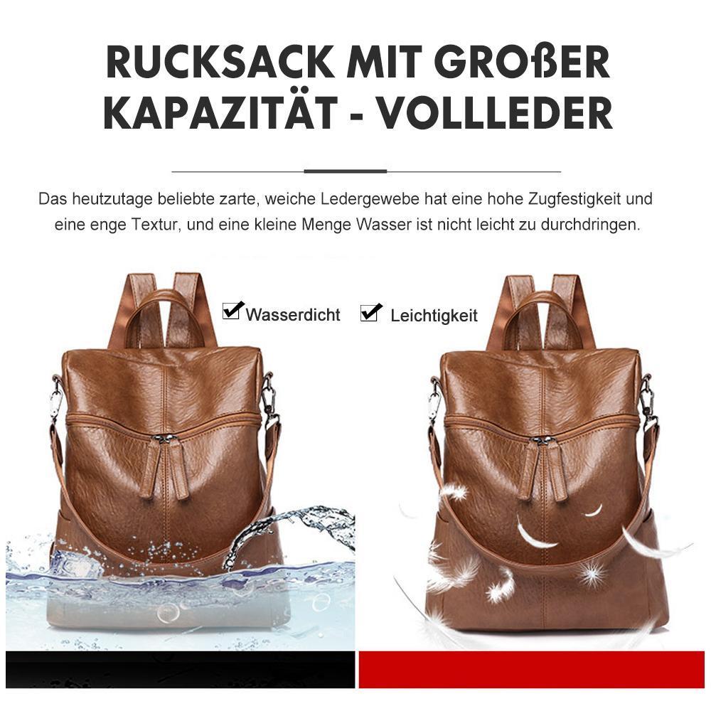 Blaudonau- Rucksack mit großer Kapazität - Vollleder